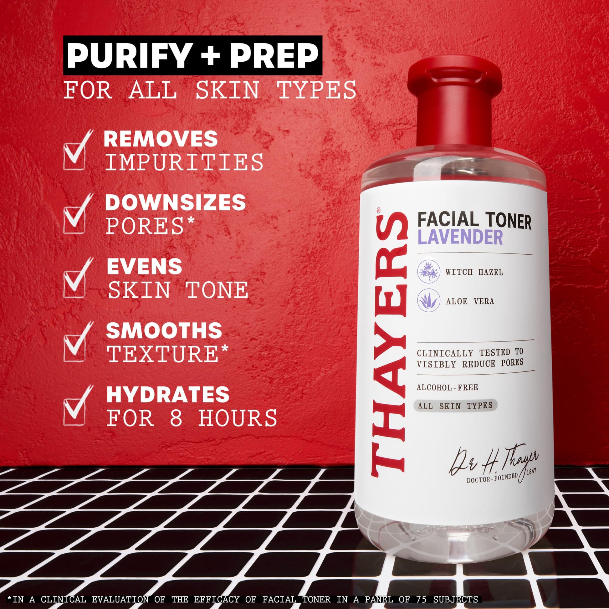 THAYERS Alcohol-Free, Hydrating Lavender Witch Hazel Facial Toner with Aloe Vera Formula, Vegan