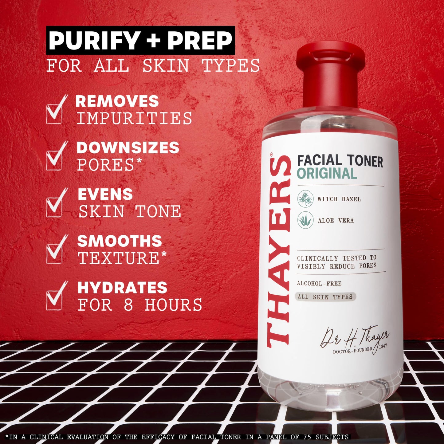 THAYERS Alcohol-Free, Hydrating Original Witch Hazel Facial Toner with Aloe Vera Formula, Vegan
