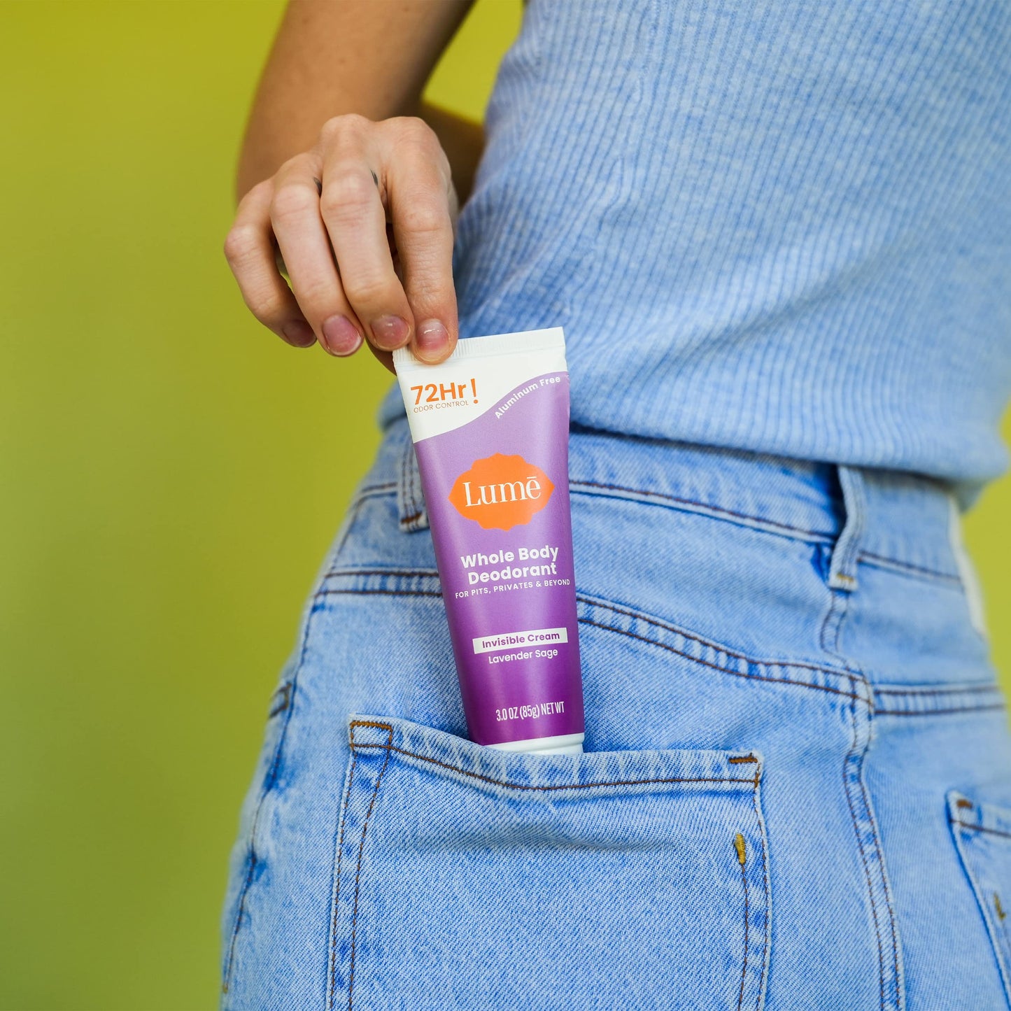 Lume Whole Body Deodorant - Cream Tube - 3 oz (Lavender Sage)