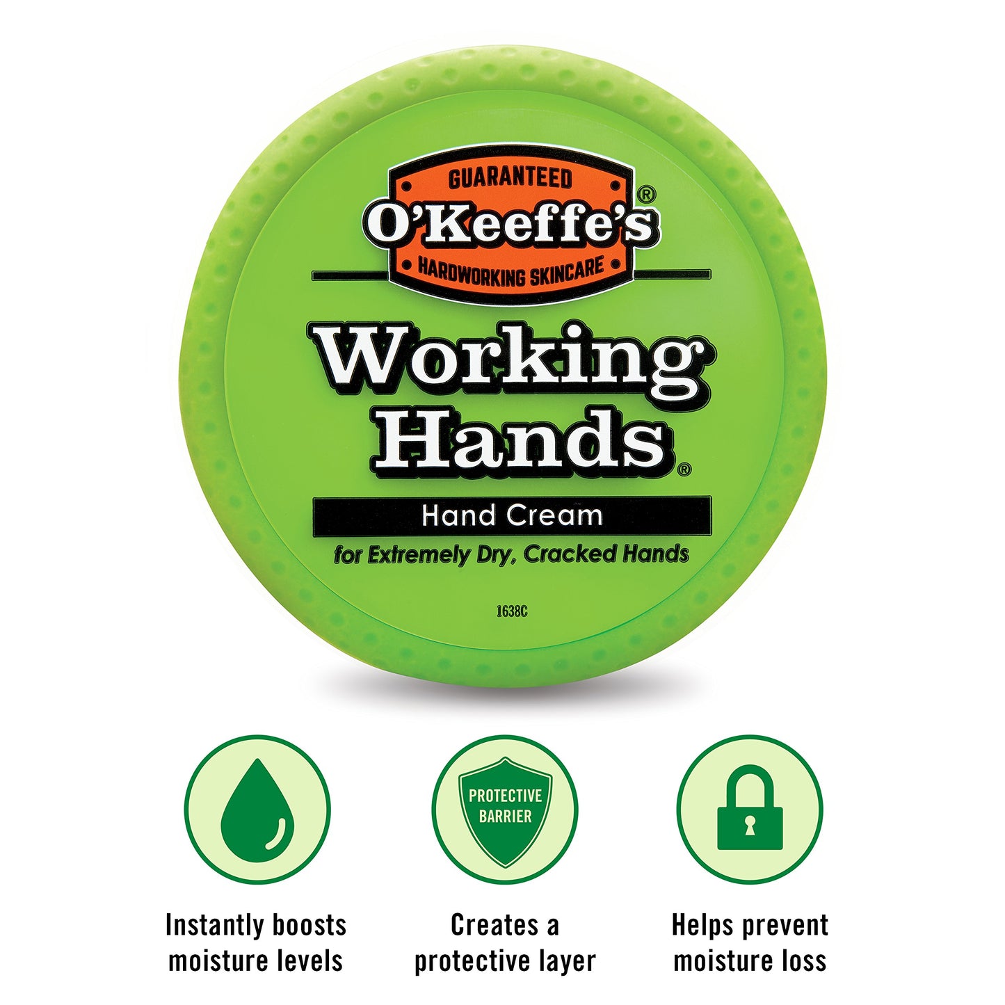 O'Keeffe's K0350002-9 Working Hands Hand Cream in Jar (9 Pack), 3.2 oz