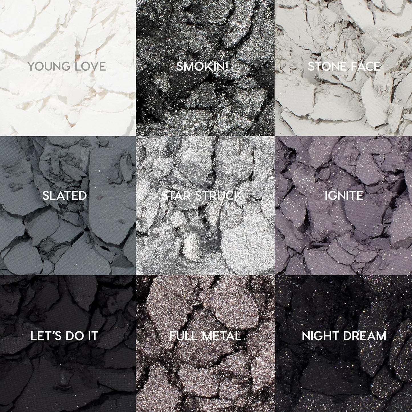 ColourPop Blowin' Smoke Eyeshadow Palette - Silver & Smokey Eye Eyeshadow Palette with Metallic & Matte Finishes - High-Pigment Eye Makeup with Long-Wearing Formula (0.3 oz)